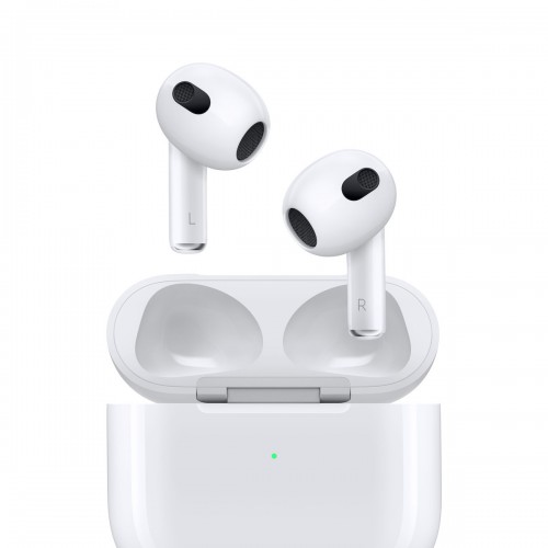 Apple AirPods (3rd generation) with MagSafe Charging Case Earbud Bluetooth Handsfree Ακουστικά με Αντοχή στον Ιδρώτα και Θήκη Φόρτισης Λευκά