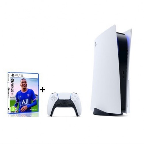 Sony PlayStation 5 825GB με FIFA 22 Λευκό