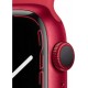  Apple Watch Series 7 Aluminium 41mm Αδιάβροχο με Παλμογράφο (Product Red) 