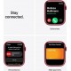  Apple Watch Series 7 Aluminium 41mm Αδιάβροχο με Παλμογράφο (Product Red) 